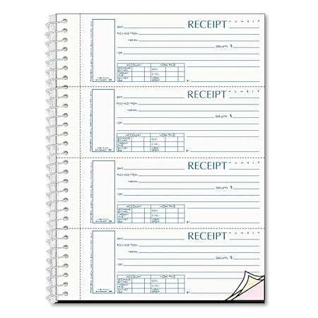 Rediform Money Receipt Book, 3 Part S16444W-CL